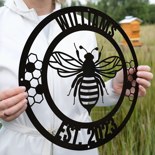 Personalized Honeybee Sign