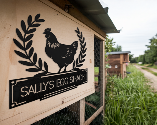 Farm Fresh Henhouse Sign