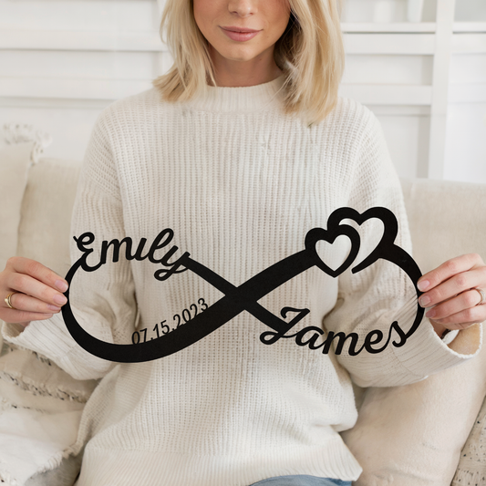 Personalized Infinity Love Sign