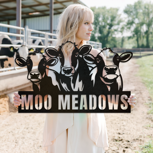 Three Cow Ranch Sign