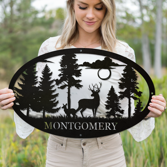Deer Forest Sign